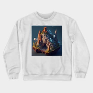 My small worlds : Italian high castle Crewneck Sweatshirt